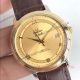  Omega Fake De Ville Gold Roman Dial Brown Leather 39mm Wristwatch (3)_th.jpg